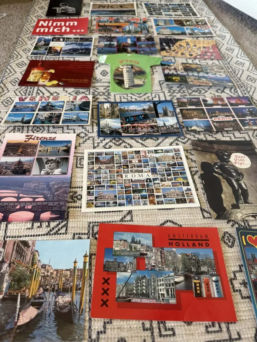 Lot of unused Vintage Europe Postcards Bulk Post Card Lot Travel Souvenirs